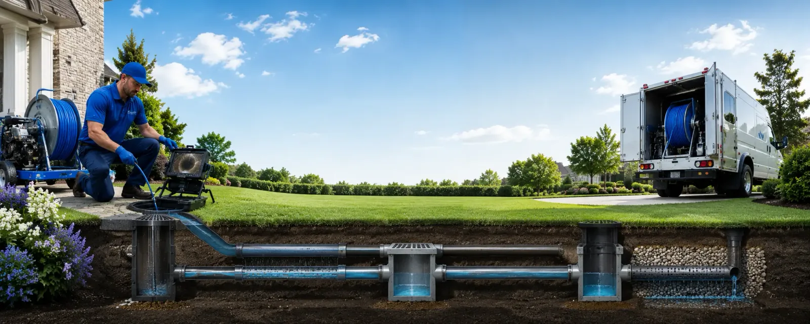 Outdoor drain cleaning information for Nitro, WV